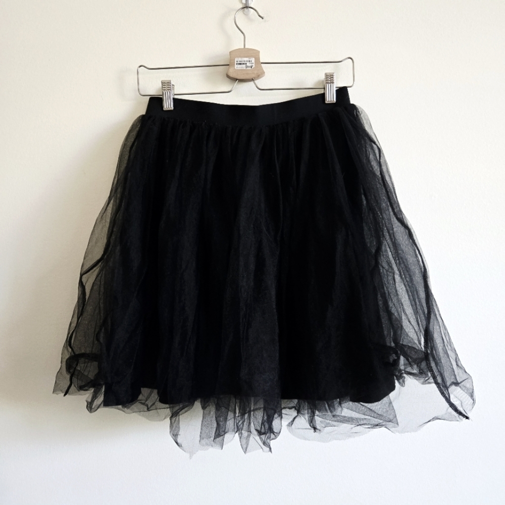 PINK MARTINI I XS Tulle Layered Ballet Mini Skirt I black